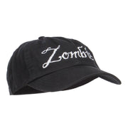 Halloween Zombie Embroidered Low Cap