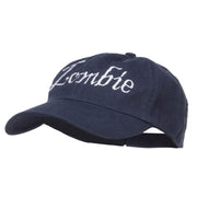 Halloween Zombie Embroidered Low Cap