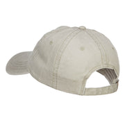 Lizard Embroidered Washed Cap