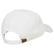 Zebra Wild Animal Patched Washed Cotton Twill Cap