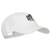 Zebra Wild Animal Patched Washed Cotton Twill Cap