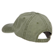 Zebra Wild Animal Patched Washed Cotton Twill Cap