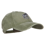 Zebra Wild Animal Patched Washed Cotton Twill Cap