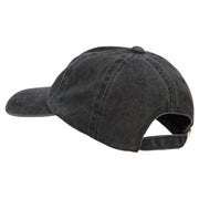 Zebra Wild Animal Patched Washed Cotton Twill Cap