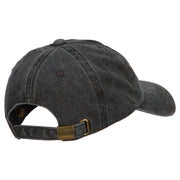 Zebra Wild Animal Patched Washed Cotton Twill Cap