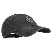 Zebra Wild Animal Patched Washed Cotton Twill Cap