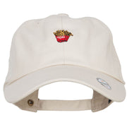 Mini French Fries Embroidered Unstructured Cap