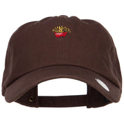 Mini French Fries Embroidered Unstructured Cap