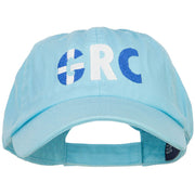 Greece GRC Flag Embroidered Low Profile Cap