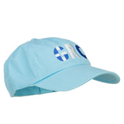 Greece GRC Flag Embroidered Low Profile Cap