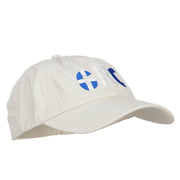 Greece GRC Flag Embroidered Low Profile Cap