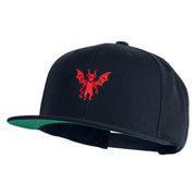 The Jersey Devil Embroidered Wool Blend Prostyle Snapback Cap - Navy OSFM