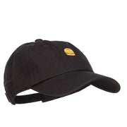 Mini Hamburger Embroidered Unstructed Cap