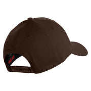 I Heart Roswell Embroidered 6 Panel Low Profile Structured Baseball Cap - Dark Brown OSFM