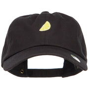 Mini Sliced Lemon Embroidered Unstructed Cap