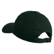Simple Batsquatch Logo Embroidered 6 Panel Washed Low Profile Dad Hat - Dark Green OSFM