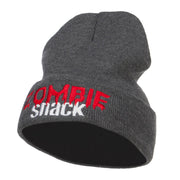 Halloween Zombie Snack Embroidered Long Beanie