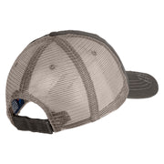 El Chupacabra Embroidered Low Profile Special Cotton Mesh Cap - Black OSFM