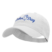 Labor Day Raised Fist Graphic Design Deluxe Garment Washed Cotton Twill Cap