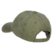 Senegal Map Flag Embroidered Washed Cap