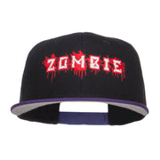 Bloody Zombie Embroidered Two Tone Snapback