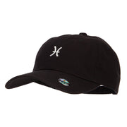 Pisces Zodiac Sign Embroidered Unstructured Cap