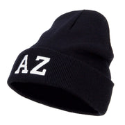 AZ Arizona State Embroidered Long Beanie