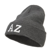 AZ Arizona State Embroidered Long Beanie