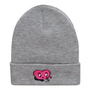 Love Struck Embroidered Long Knitted Beanie