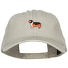 Collie Dog Embroidered Washed Cap