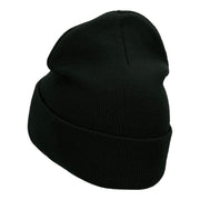 Zion Embroidered Long Knitted Beanie