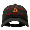 Zion Embroidered Unstructured Pigment Dyed Cotton Cap