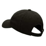 Zion Embroidered Unstructured Pigment Dyed Cotton Cap