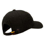 Zion Embroidered Unstructured Pigment Dyed Cotton Cap