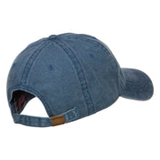 Collie Dog Embroidered Washed Cap