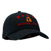 Zion Embroidered Unstructured Pigment Dyed Cotton Cap