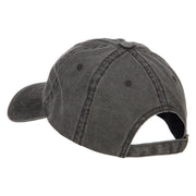 Collie Dog Embroidered Washed Cap