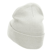 Zion Embroidered Long Knitted Beanie