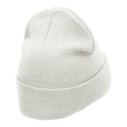 Zion Embroidered Long Knitted Beanie