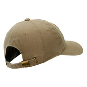 Zion Embroidered Unstructured Pigment Dyed Cotton Cap