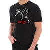 Zodiac Aries Sign Graphic Design Short Sleeve Cotton Jersey T-Shirt