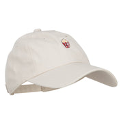 Mini Popcorn Embroidered Unstructured Cap