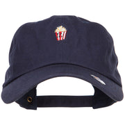 Mini Popcorn Embroidered Unstructured Cap