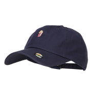 Mini Popcorn Embroidered Unstructured Cap