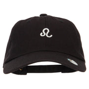 Leo Zodiac Sign Embroidered Unstructured Cap