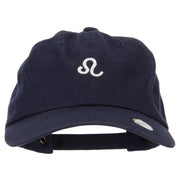 Leo Zodiac Sign Embroidered Unstructured Cap