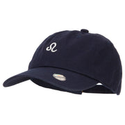 Leo Zodiac Sign Embroidered Unstructured Cap