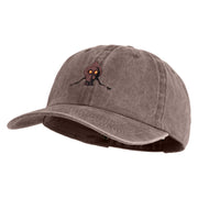 Flatwoods Monster Embroidered Unstructured Pigment Dyed Cotton Cap - Brown OSFM