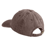 Flatwoods Monster Embroidered Unstructured Pigment Dyed Cotton Cap - Brown OSFM