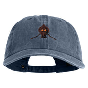 Flatwoods Monster Embroidered Unstructured Pigment Dyed Cotton Cap - Navy OSFM